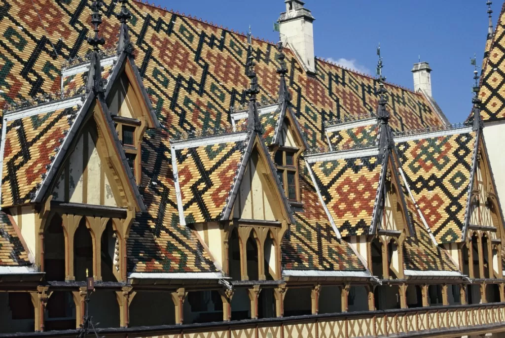 Beaune en wijngaarden